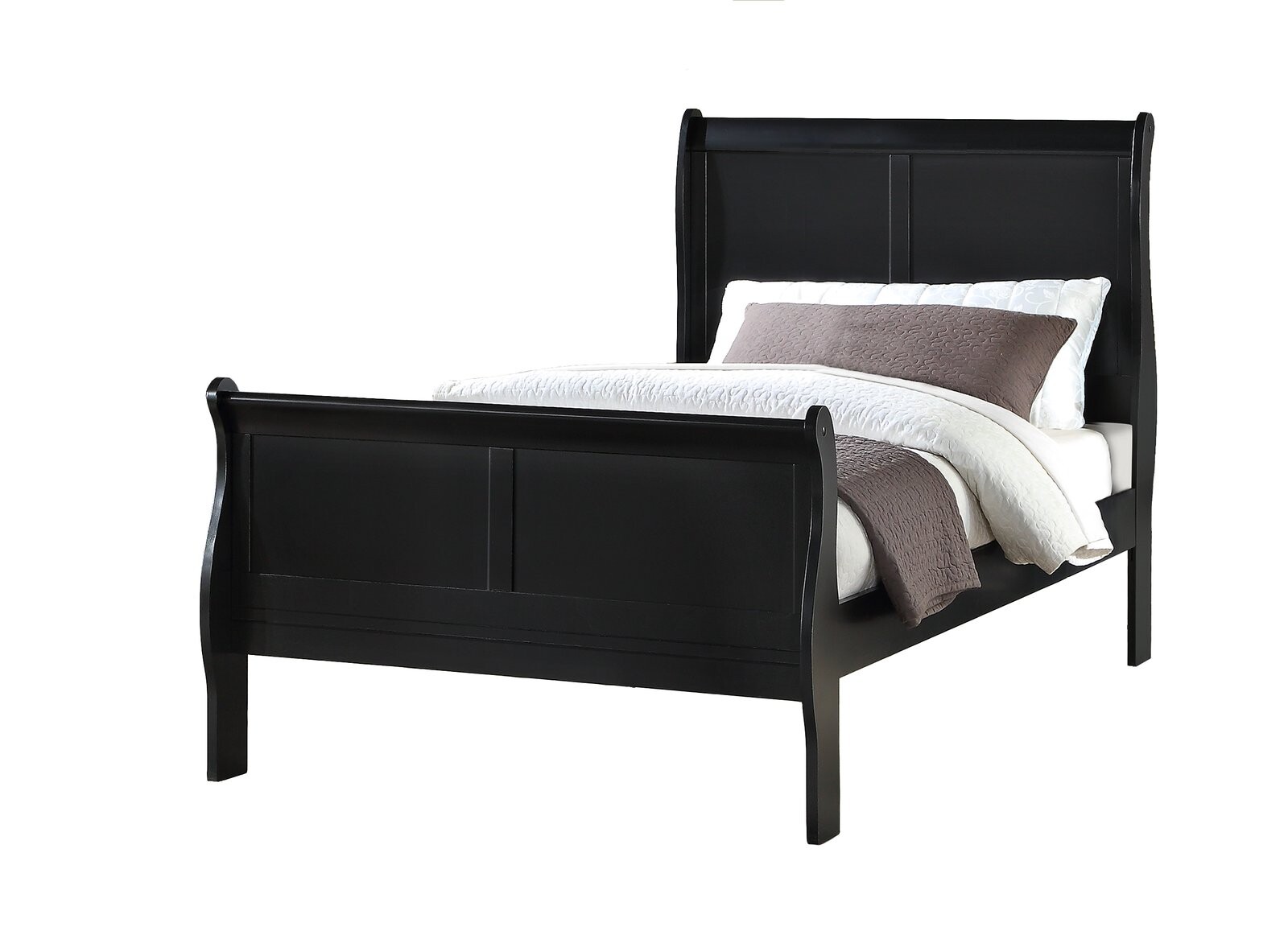 LOUIS PHILIP TWIN HB/FB BLACK