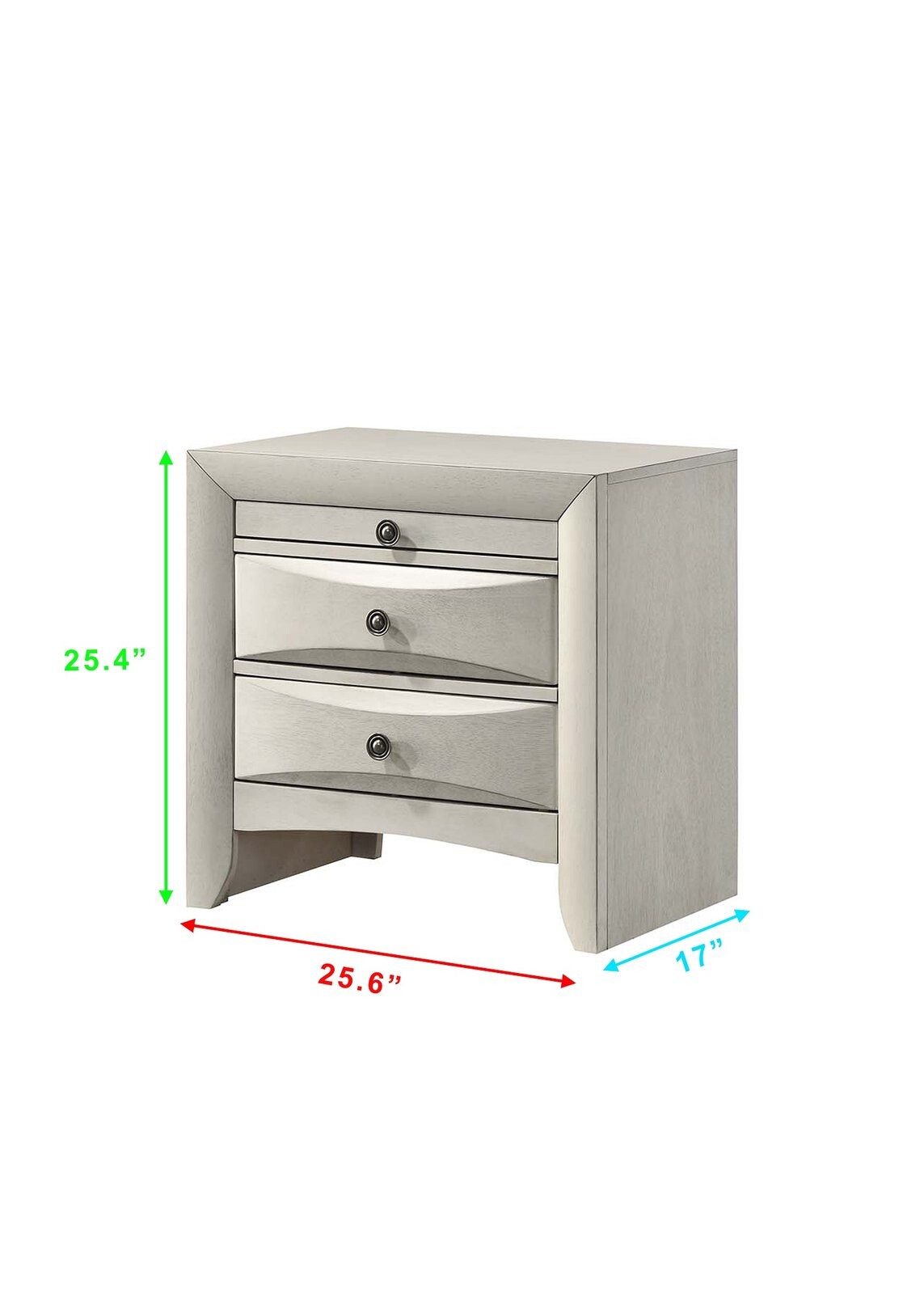 EMILY NIGHT STAND WHITE