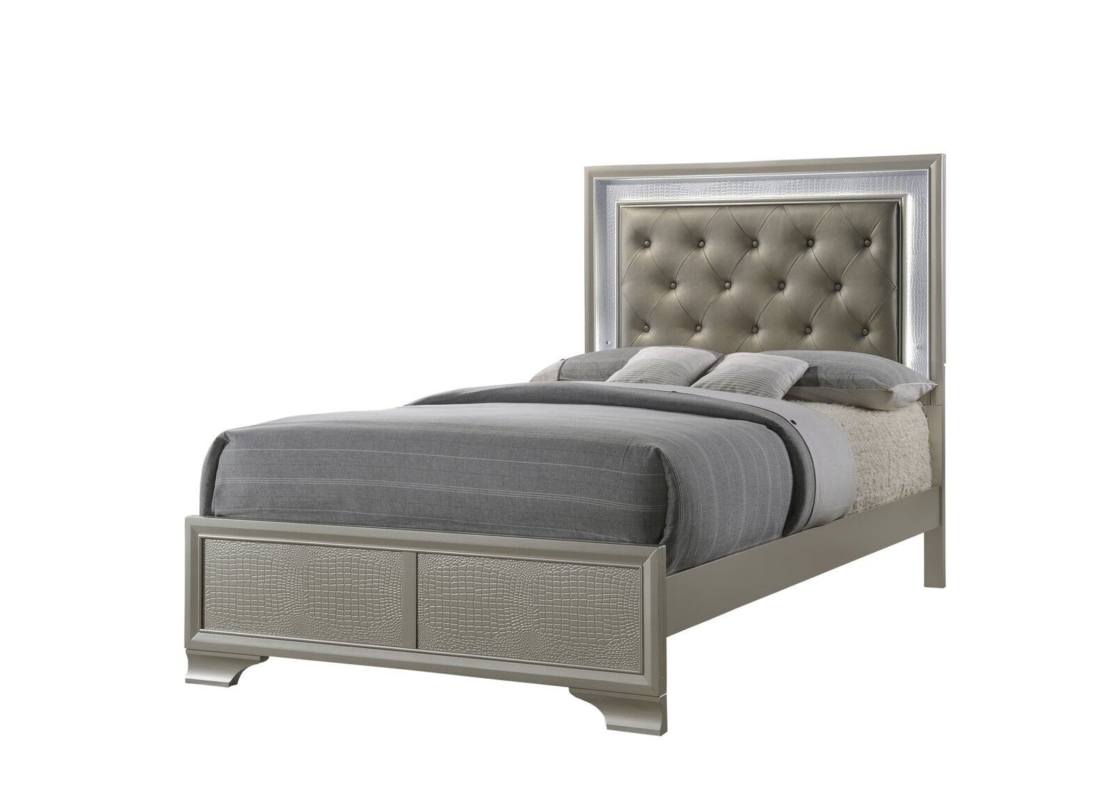 LYSSA FULL LED HEADBOARD FOOTBOARD