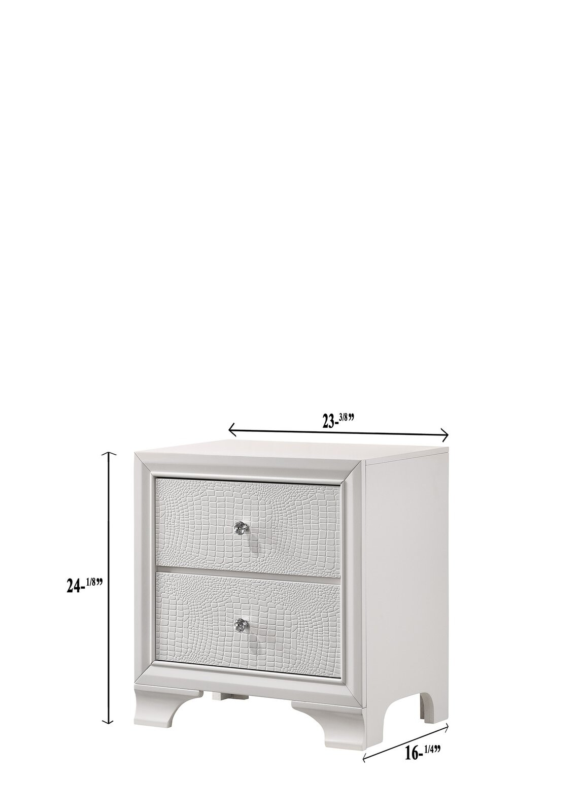LYSSA NIGHT STAND FROST