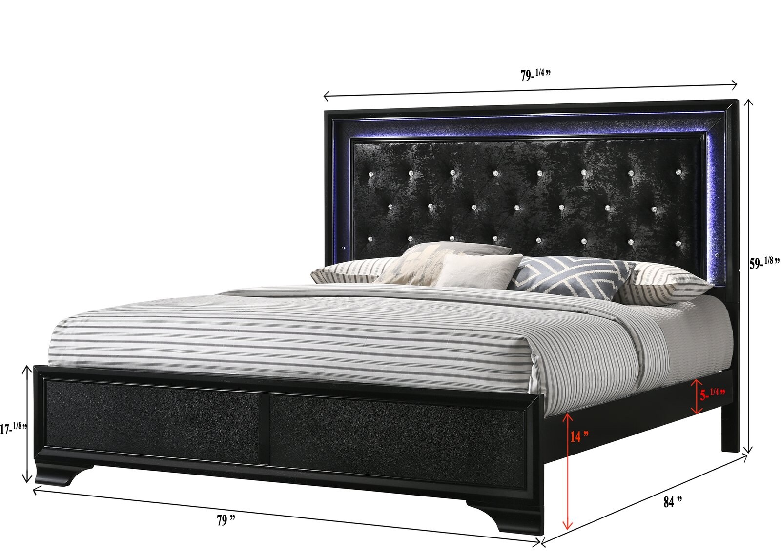 MICAH KING HEADBOARD/FOOTBOARD