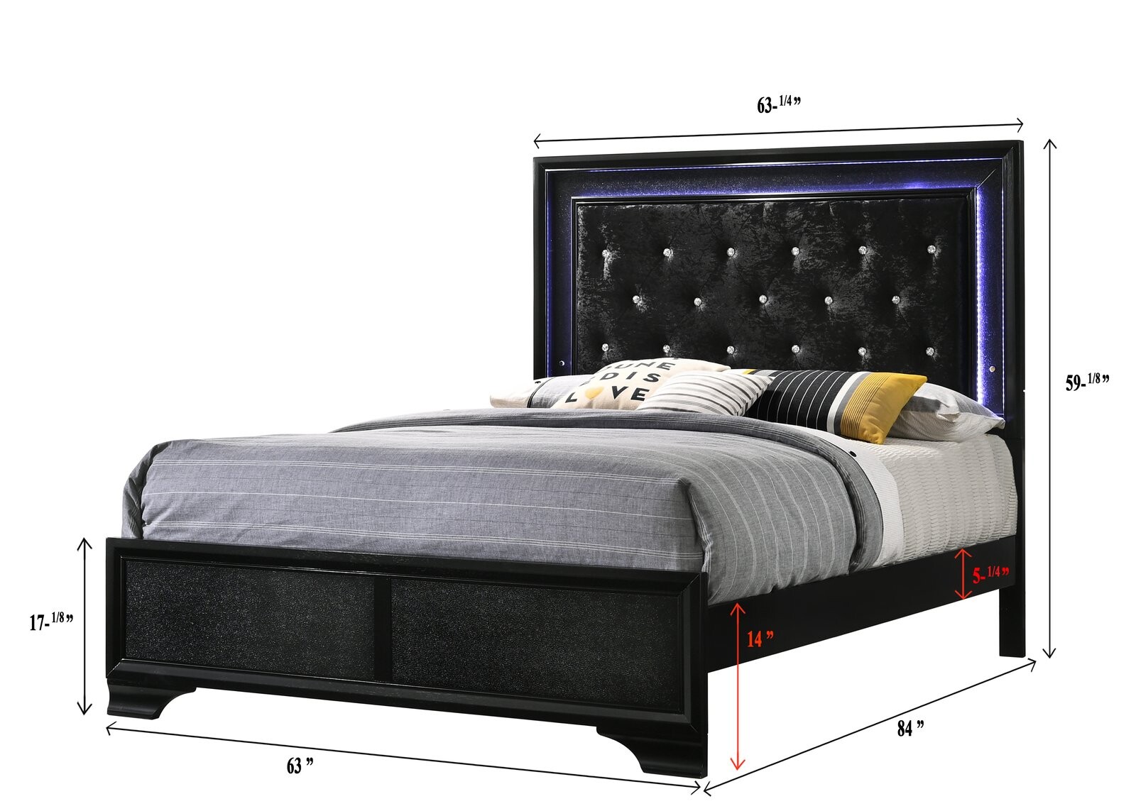 MICAH QUEEN HEADBOARD/FOOTBOARD