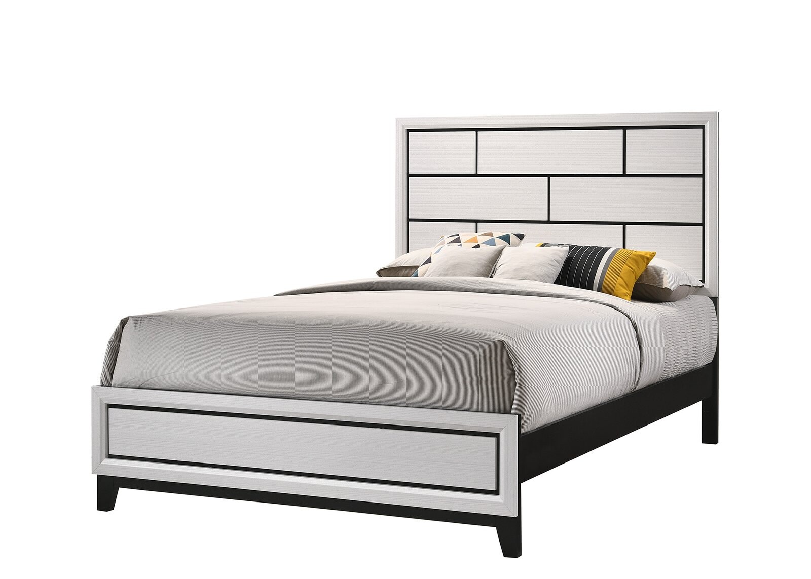 AKERSON QUEEN HEAD/FOOTBOARD CHALK