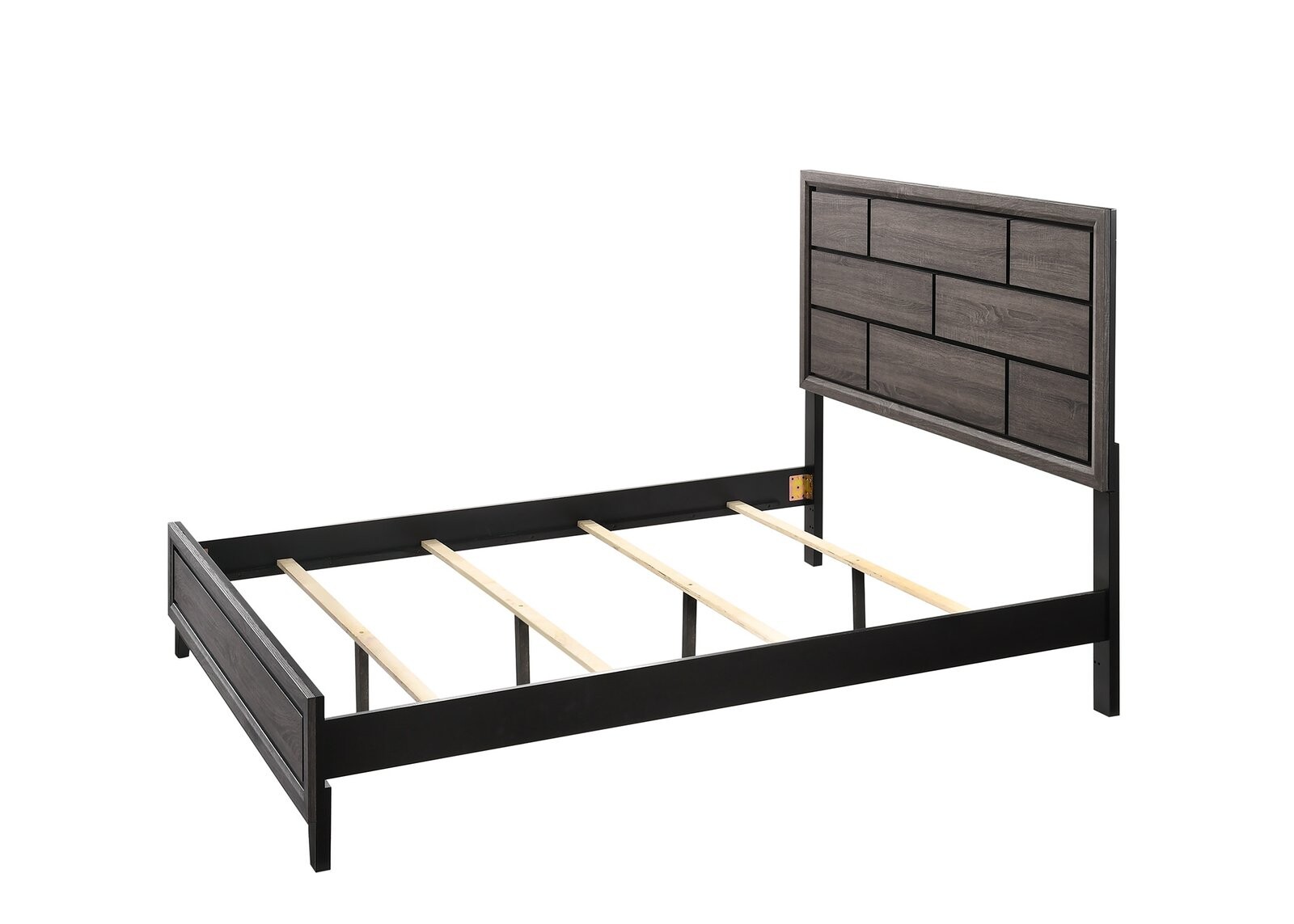 AKERSON QUEEN HEAD/FOOTBOARD GREY