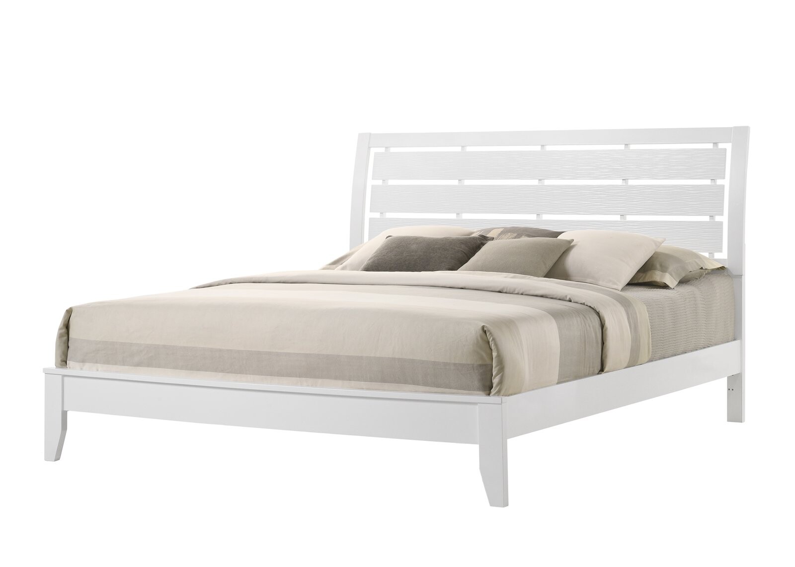 EVAN KING HEADBOARD/FOOTBOARD WHITE