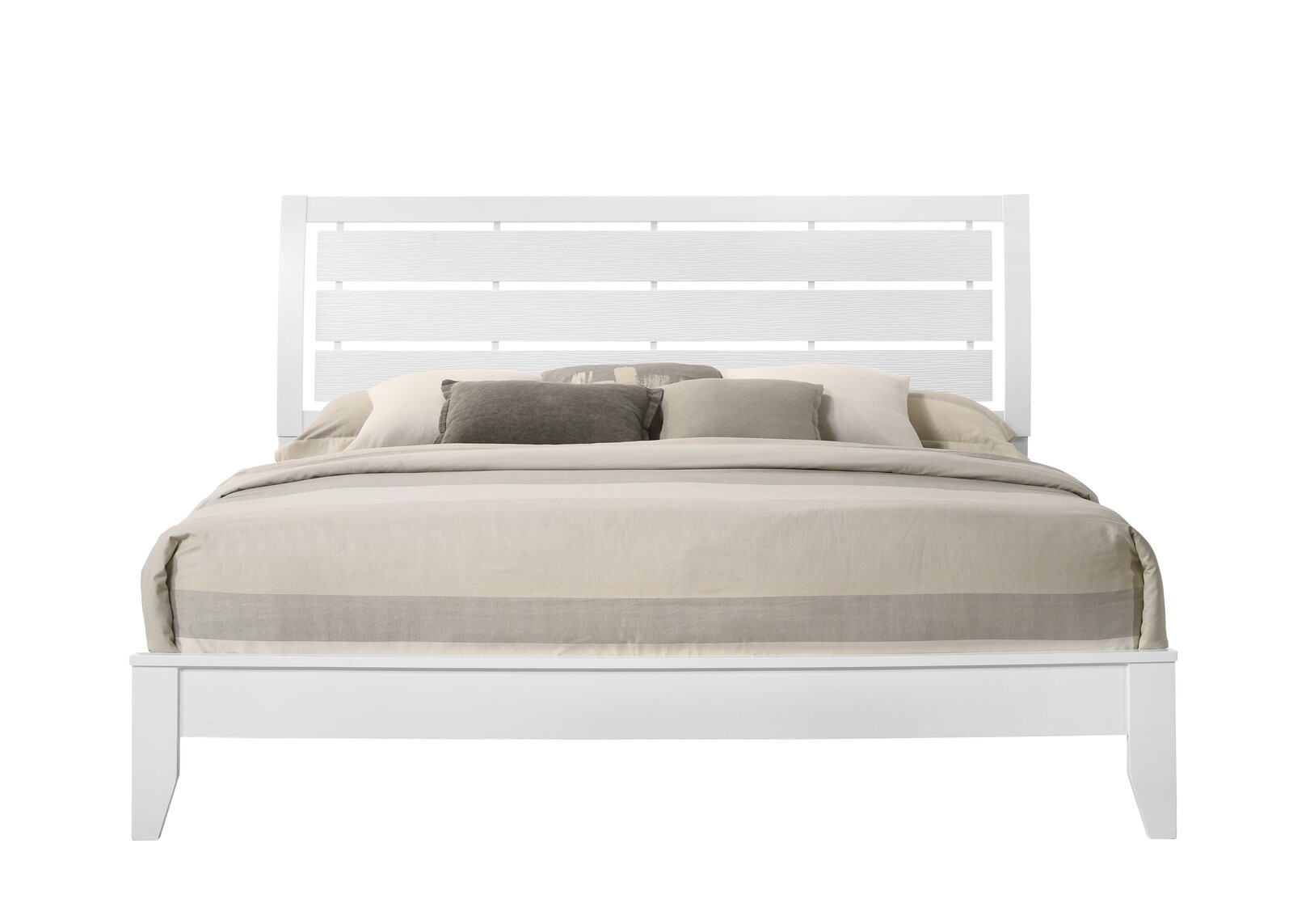 EVAN KING HEADBOARD/FOOTBOARD WHITE