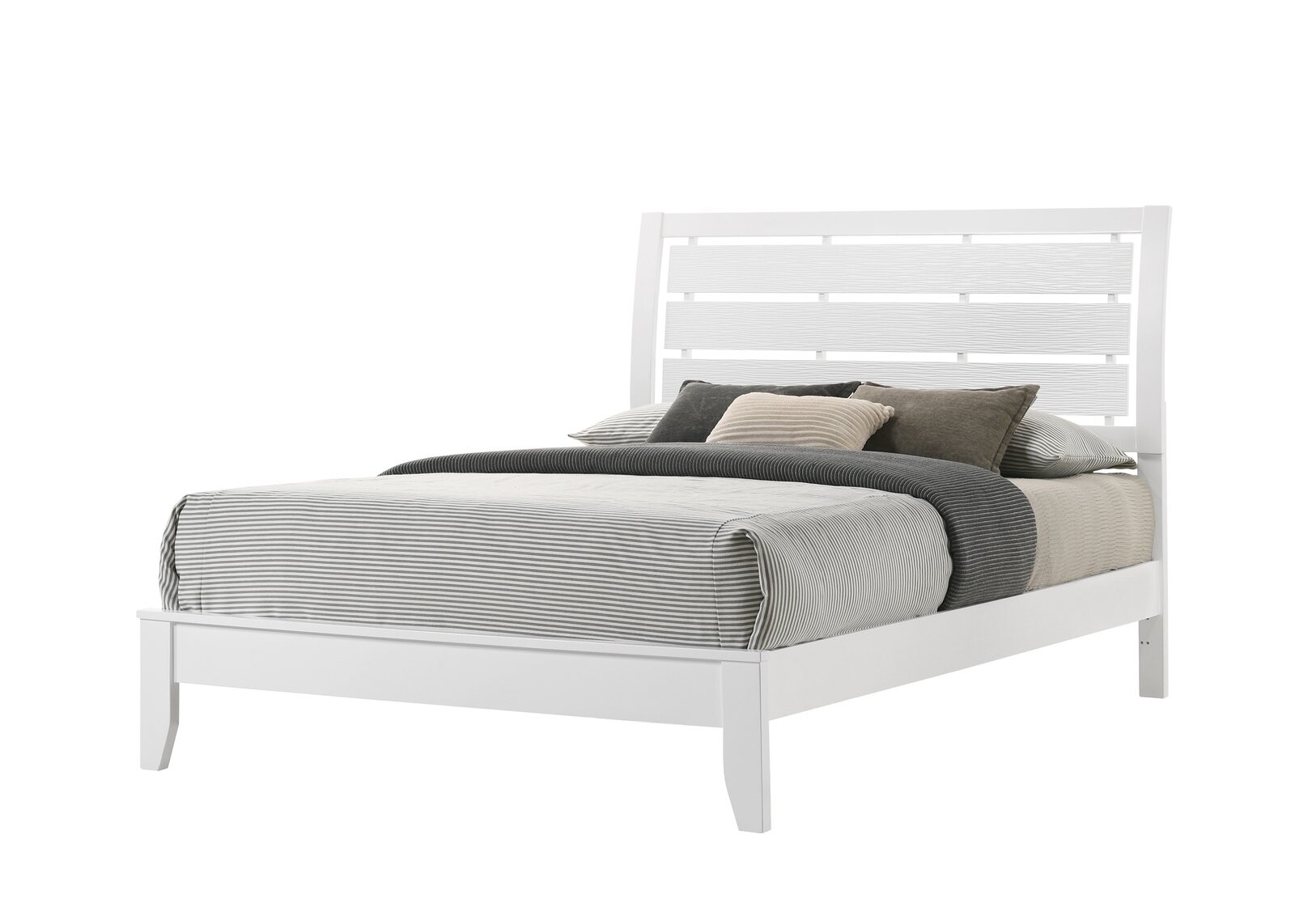 EVAN Q. HEADBOARD/FOOTBOARD WHITE