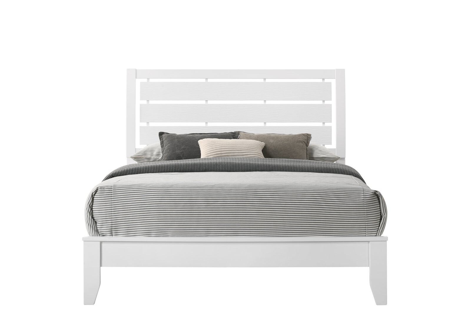 EVAN Q. HEADBOARD/FOOTBOARD WHITE