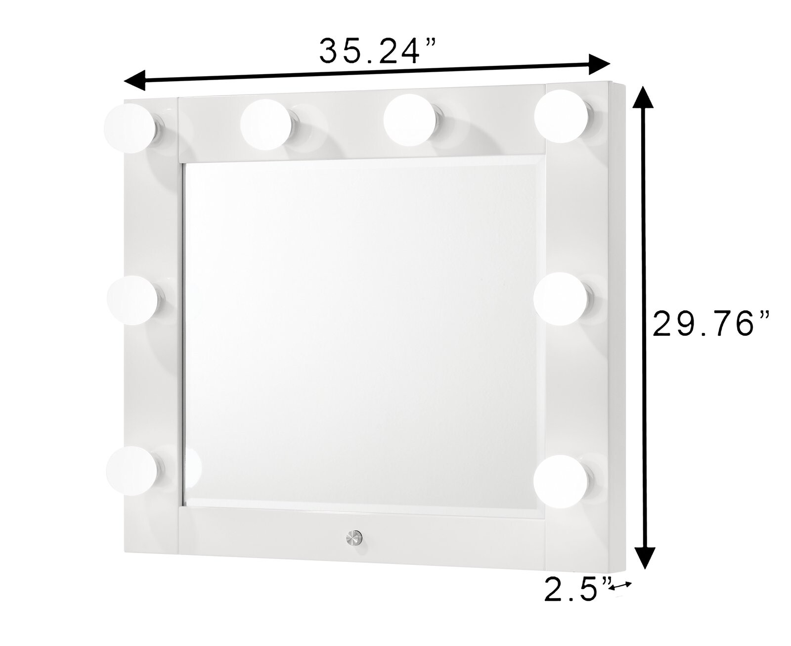 LUXO VANITY TOP W/LED WHITE