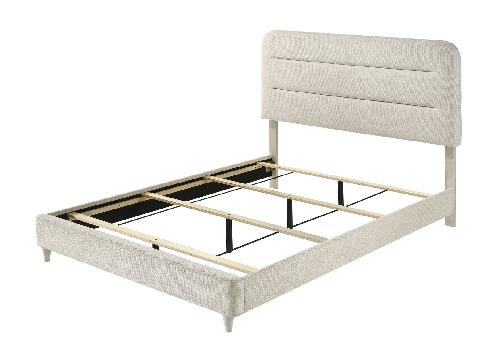 NYOMI Q.HEADBOARD/FOOTBOARD -WHITE