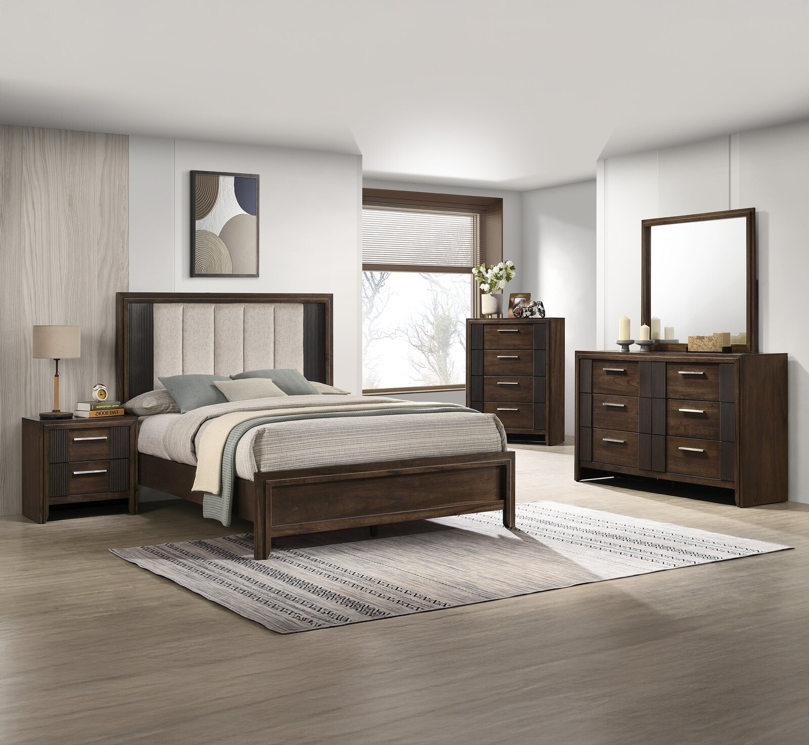 CARLTON KING HEADBOARD/FOOTBOARD