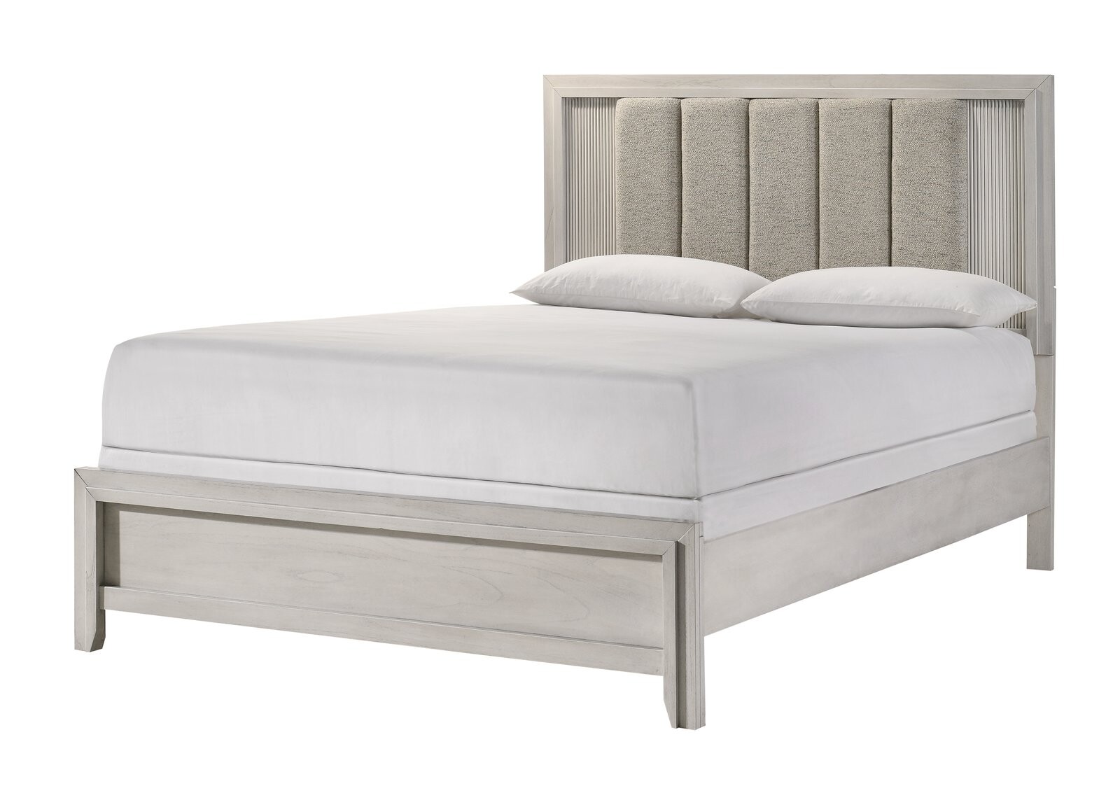 CARLTON QUEEN HB/FB WHITE MIST