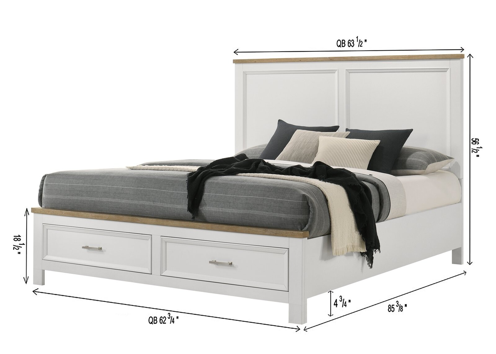ASTON Q PLATFORM STORAGE FB/DRAWER