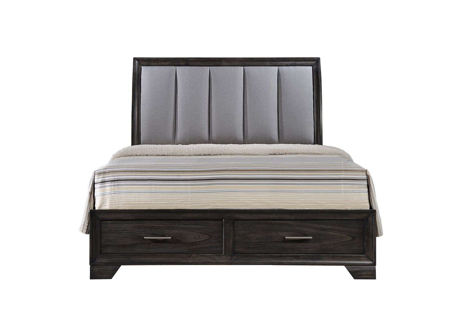 JAYMES Q PLATFORM STORAGE BED HB
