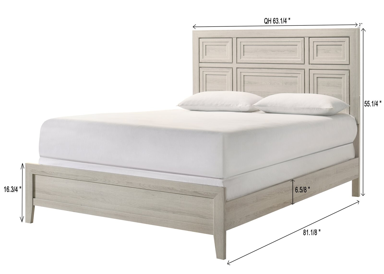 LORRAINE QUEEN HEADBOARD/FOOTBOARD