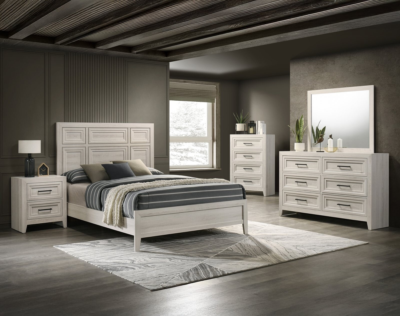 LORRAINE KING HEADBOARD/FOOTBOARD