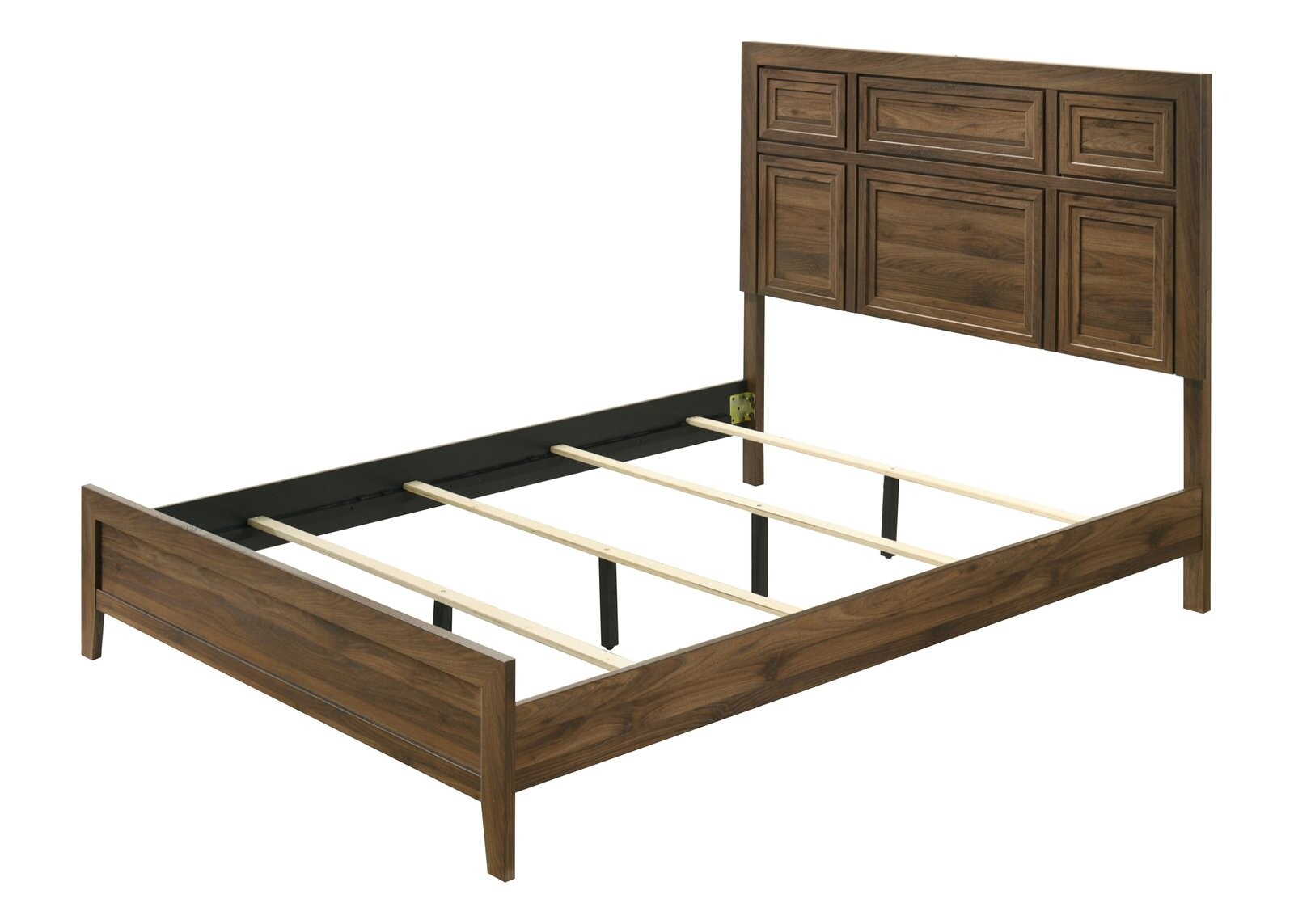 LORRAINE QUEEN HB/FOOTBOARD BROWN