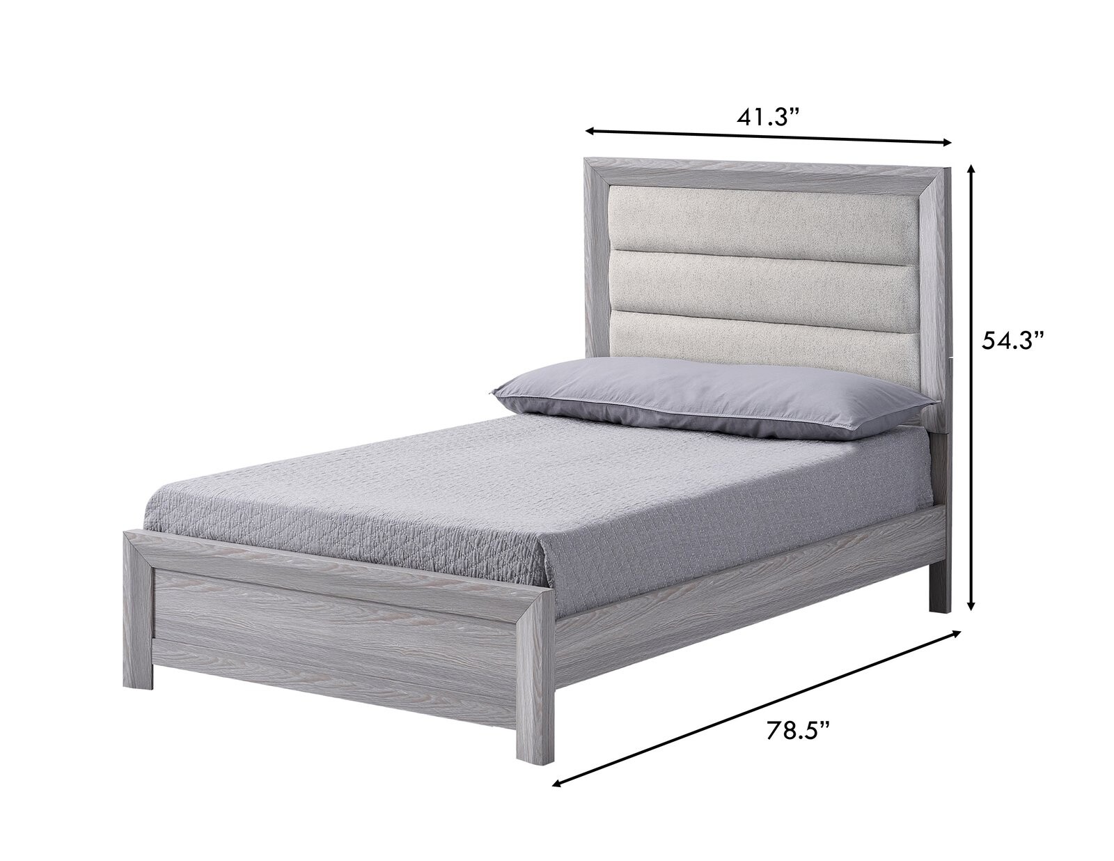 ADELAIDE UPH TWIN HB/FB DRIFT WOOD