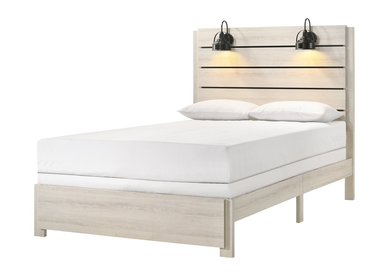 CARTER QN PLATFORM BED 1 BOX WHITE