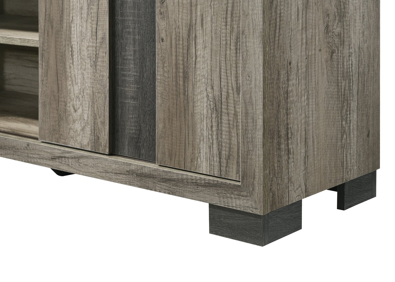 RANGLEY TV STAND-GREY/BROWN