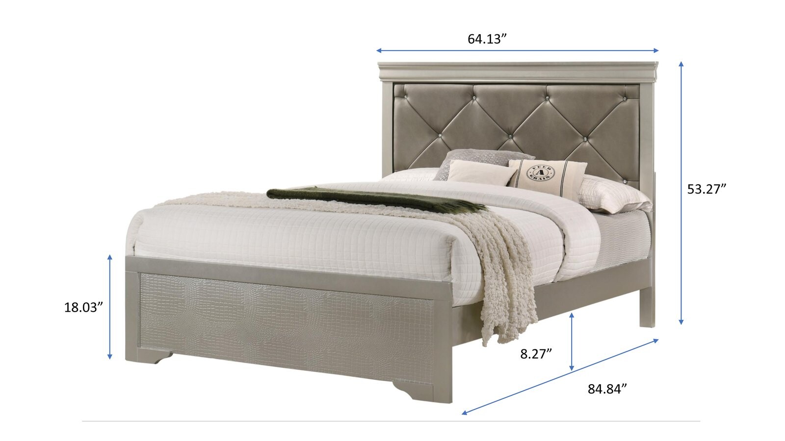 AMALIA QUEEN HEADBOARD/FOOTBOARD