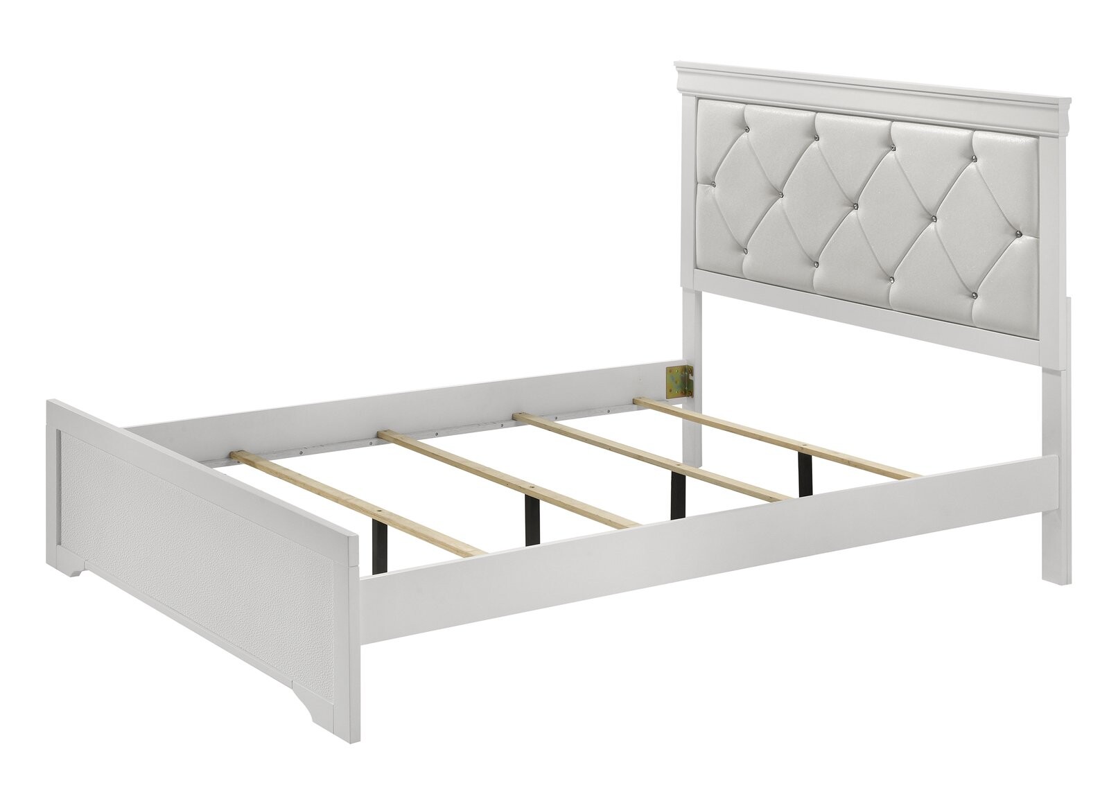 AMALIA QUEEN HEAD/FOOTBOARD WHITE