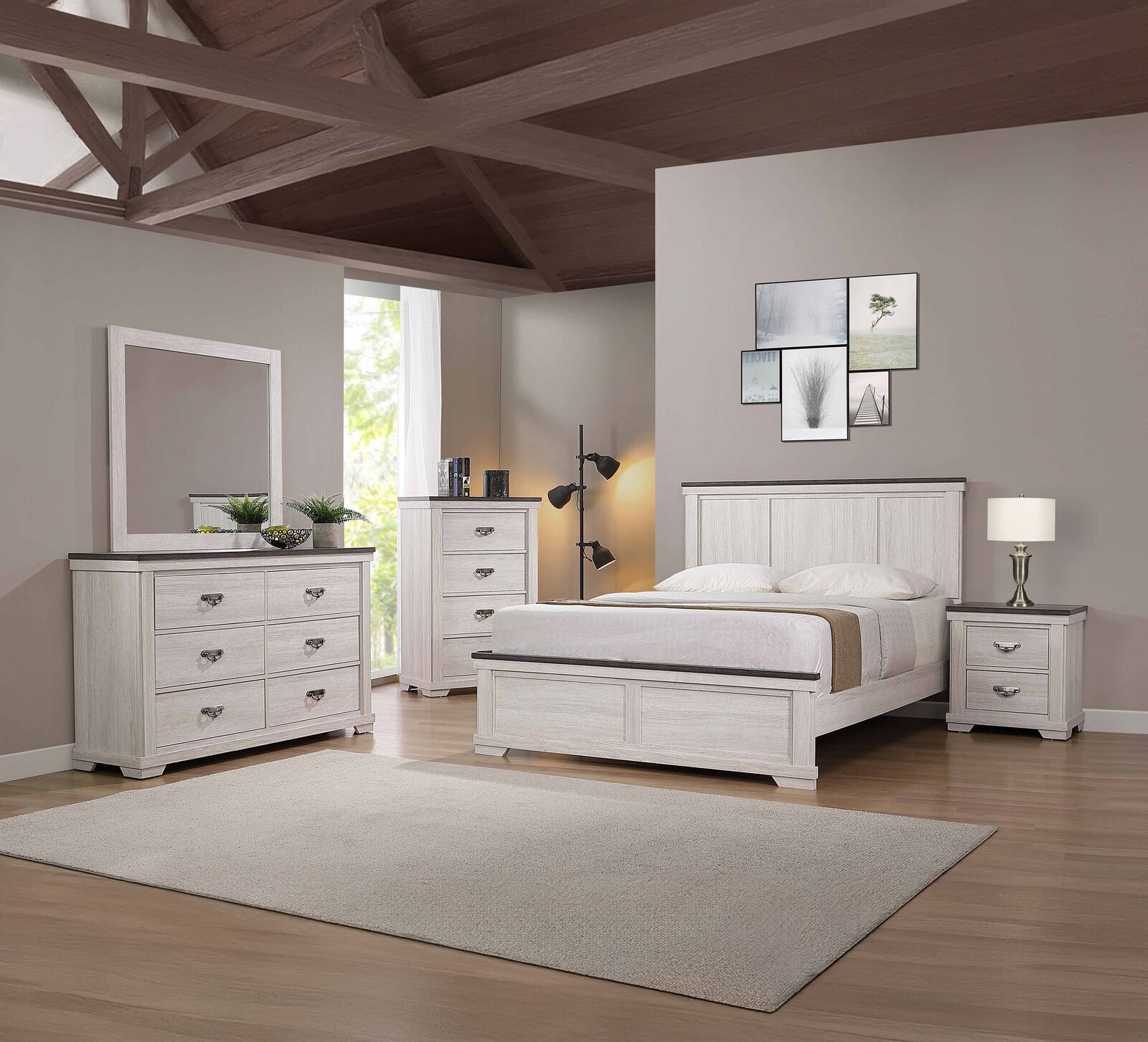 LEIGHTON FULL HEADBOARD/FOOTBOARD