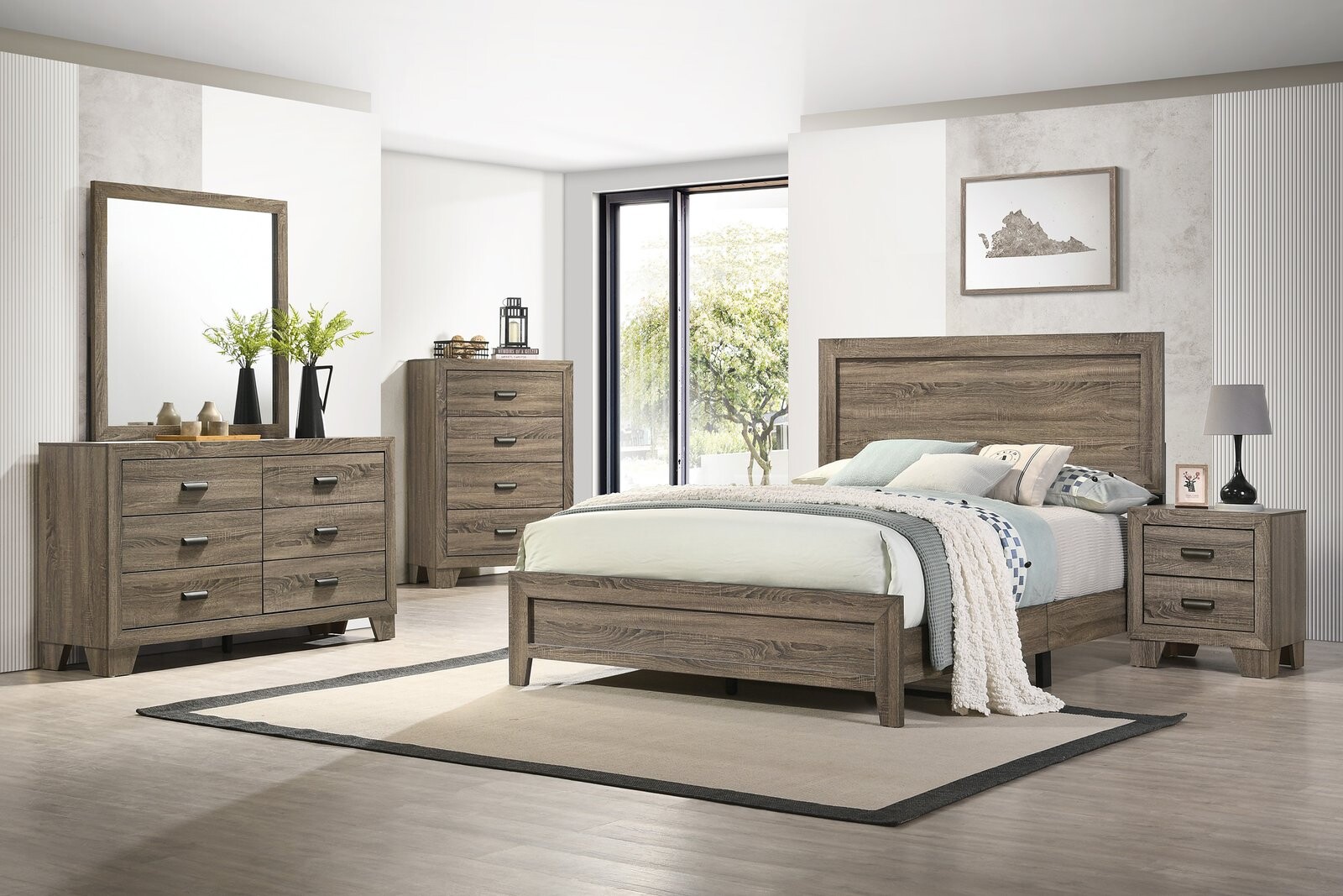 MILLIE DRESSER TOP-GREY