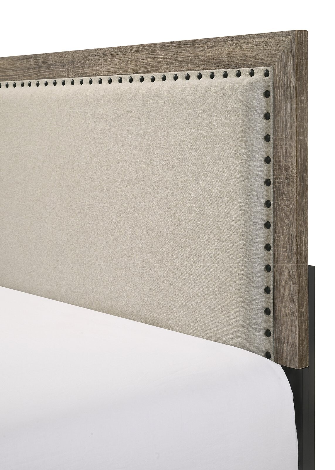 MILLIE UPHOLSTERY BED ONE BOX -GREY