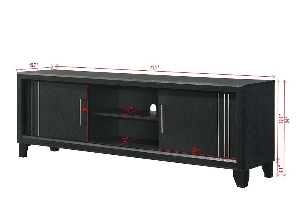 CHARLIE TV STAND- CHARCOAL
