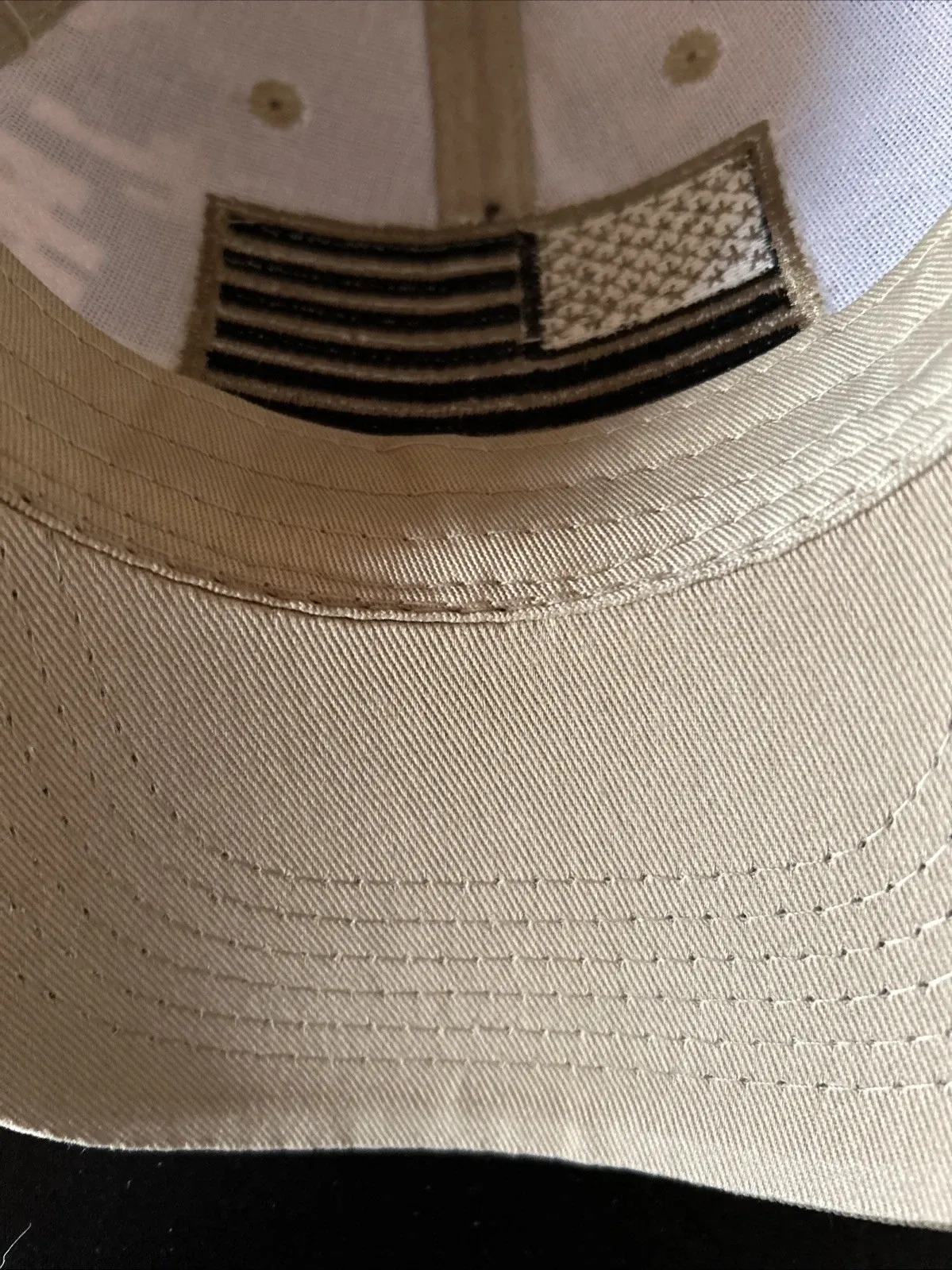 Adjustable Army Green American Flag Trucker Fishing Hunting Baseball Cap - Image 2