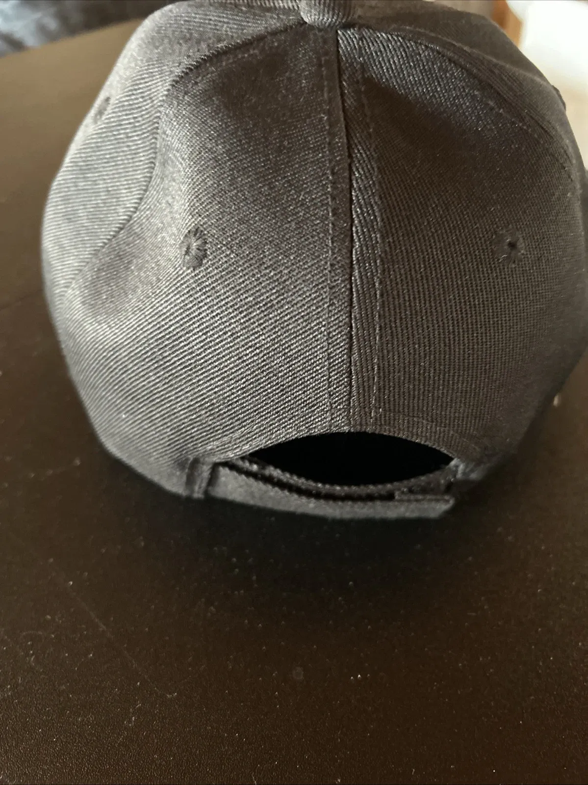‘Don't Tread On Me' Black Baseball Cap Adjustable Back Unisex New - Image 2