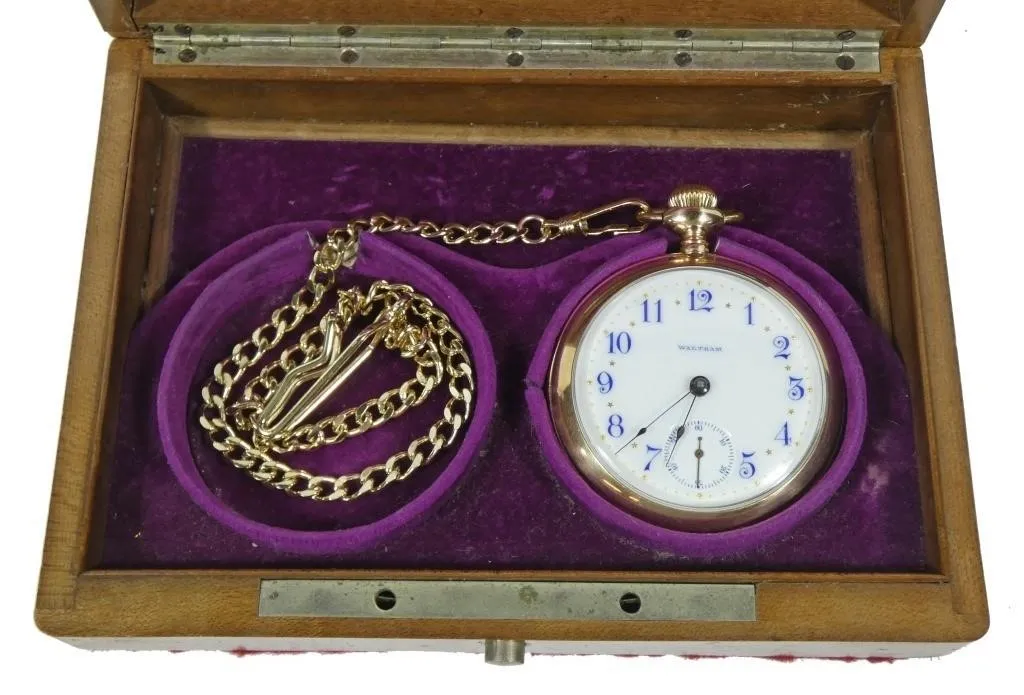 Waltham Model 1883 Gold Pocket Watch - Image 2