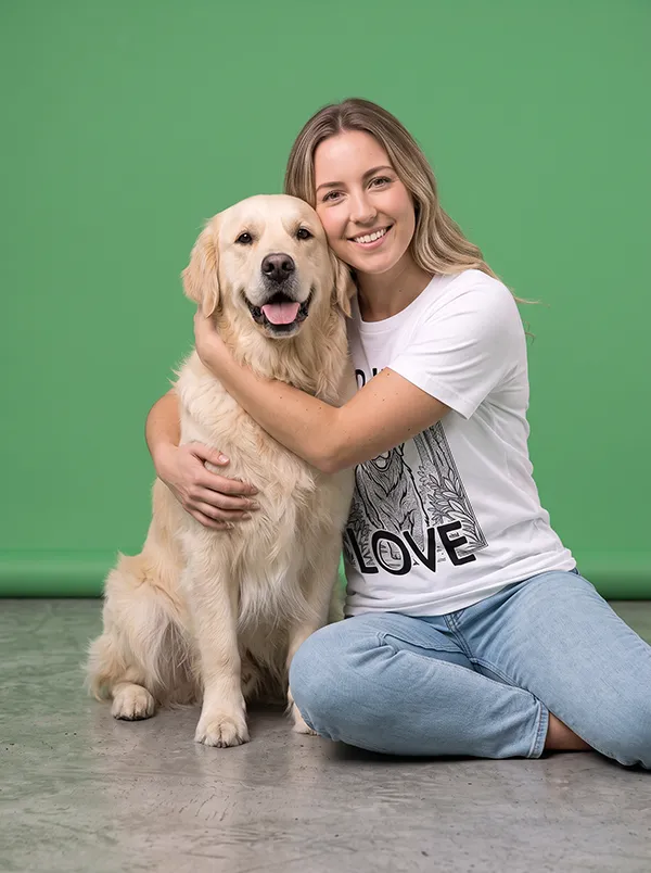 "Lead with Love" Women’s Cotton T-Shirt - Image 2