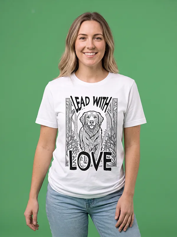 "Lead with Love" Women’s Cotton T-Shirt