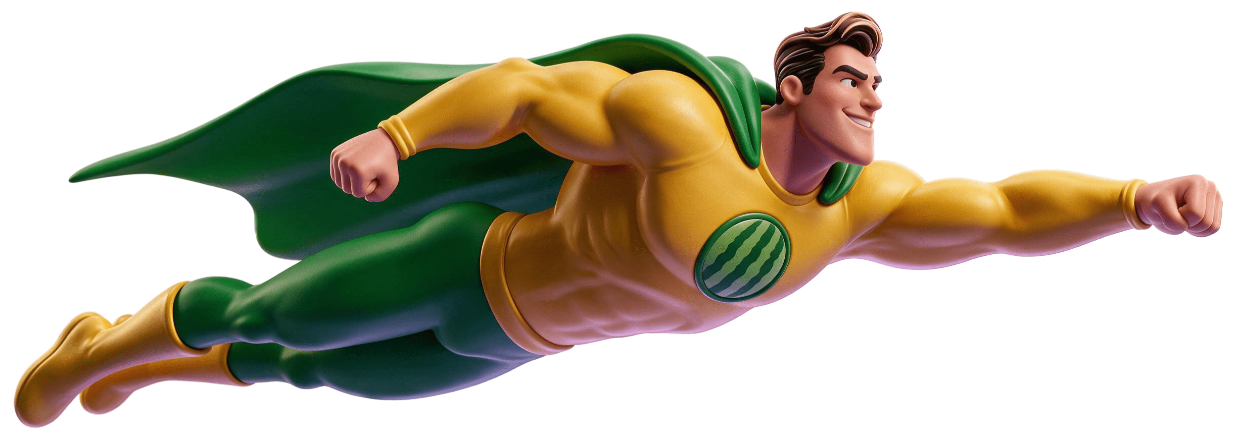 Mister Web Fixer - flying sideways - Superpower Digital Marketing