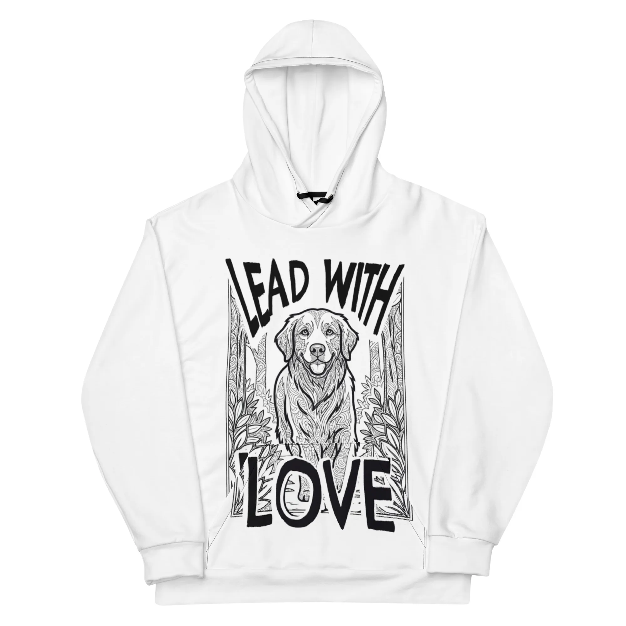 "Lead with Love" Men's Cotton Hoodie