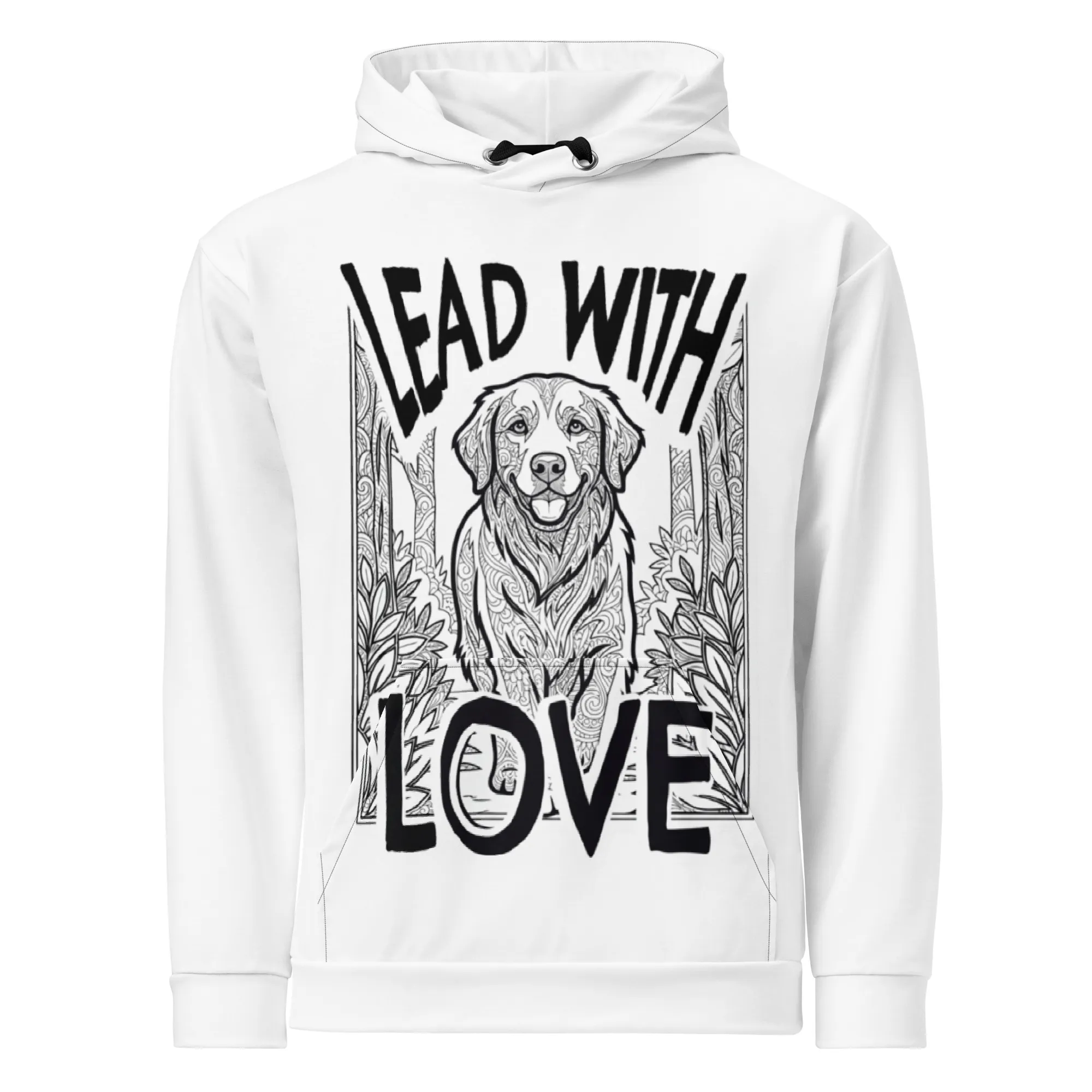 "Lead with Love" Women's Cotton Hoodie