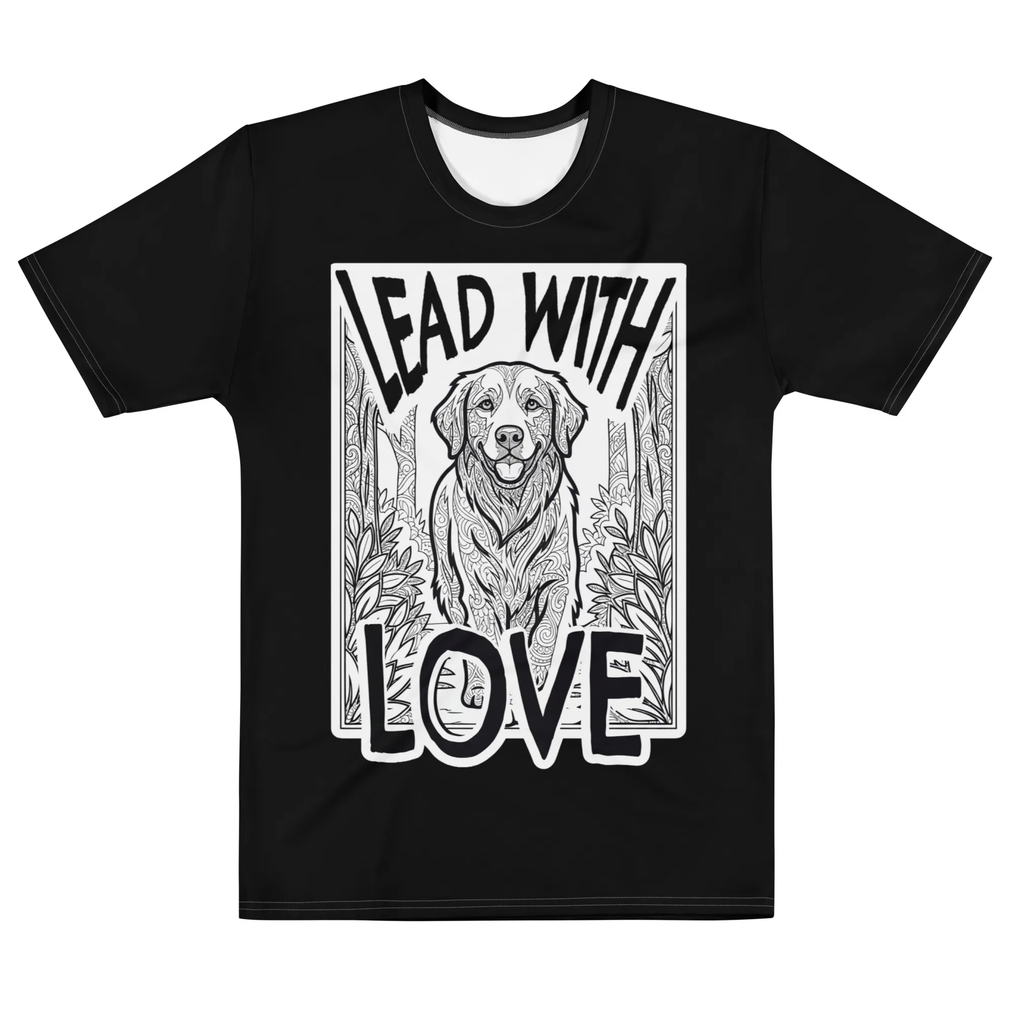 "Lead with Love" Men’s cotton crew neck t-shirt