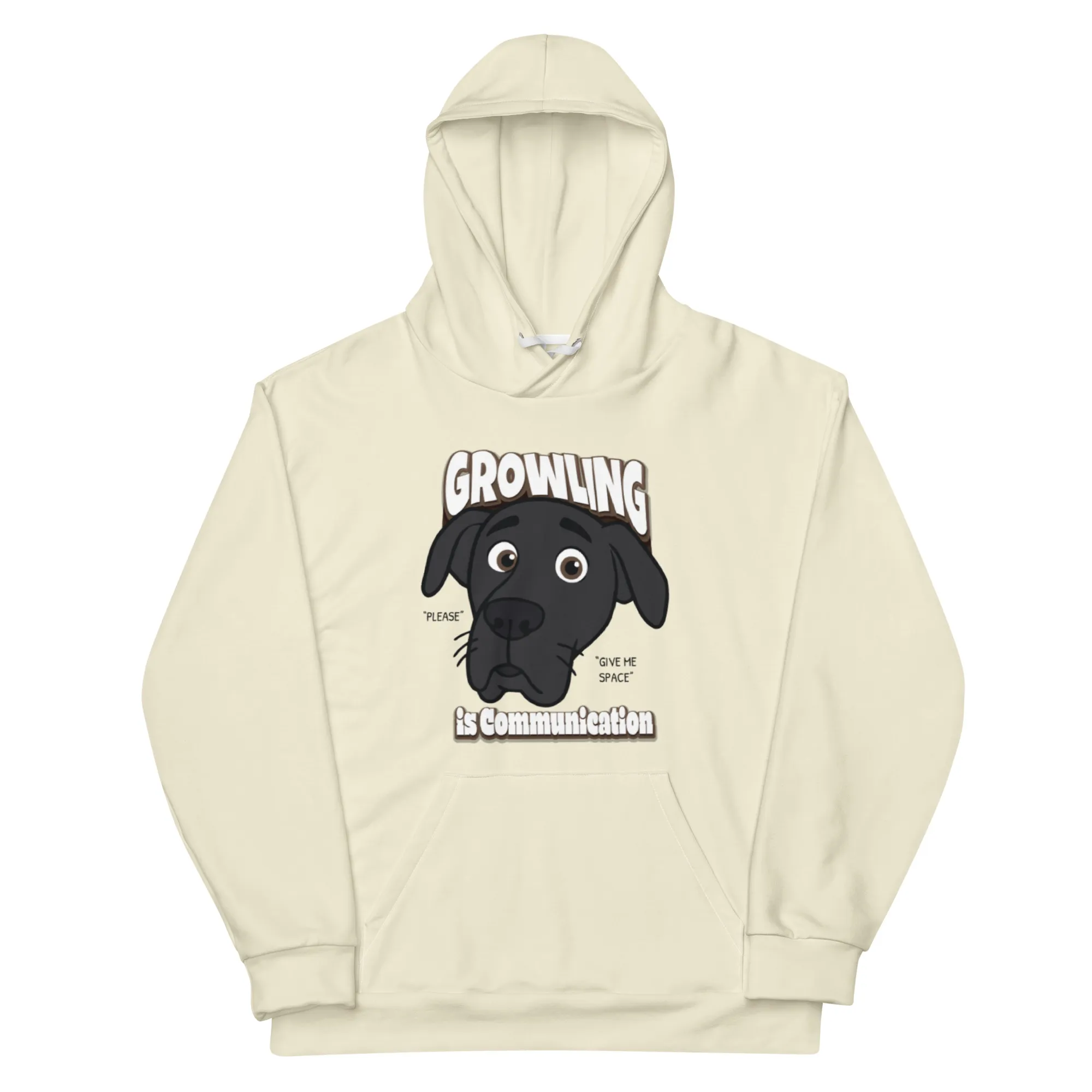 "Growling is Communication Women's Cotton Hoodie