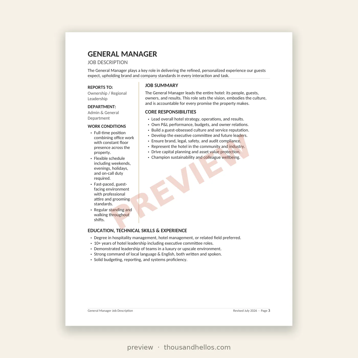 Hello Toolkit: Admin & general job descriptions - Image 3