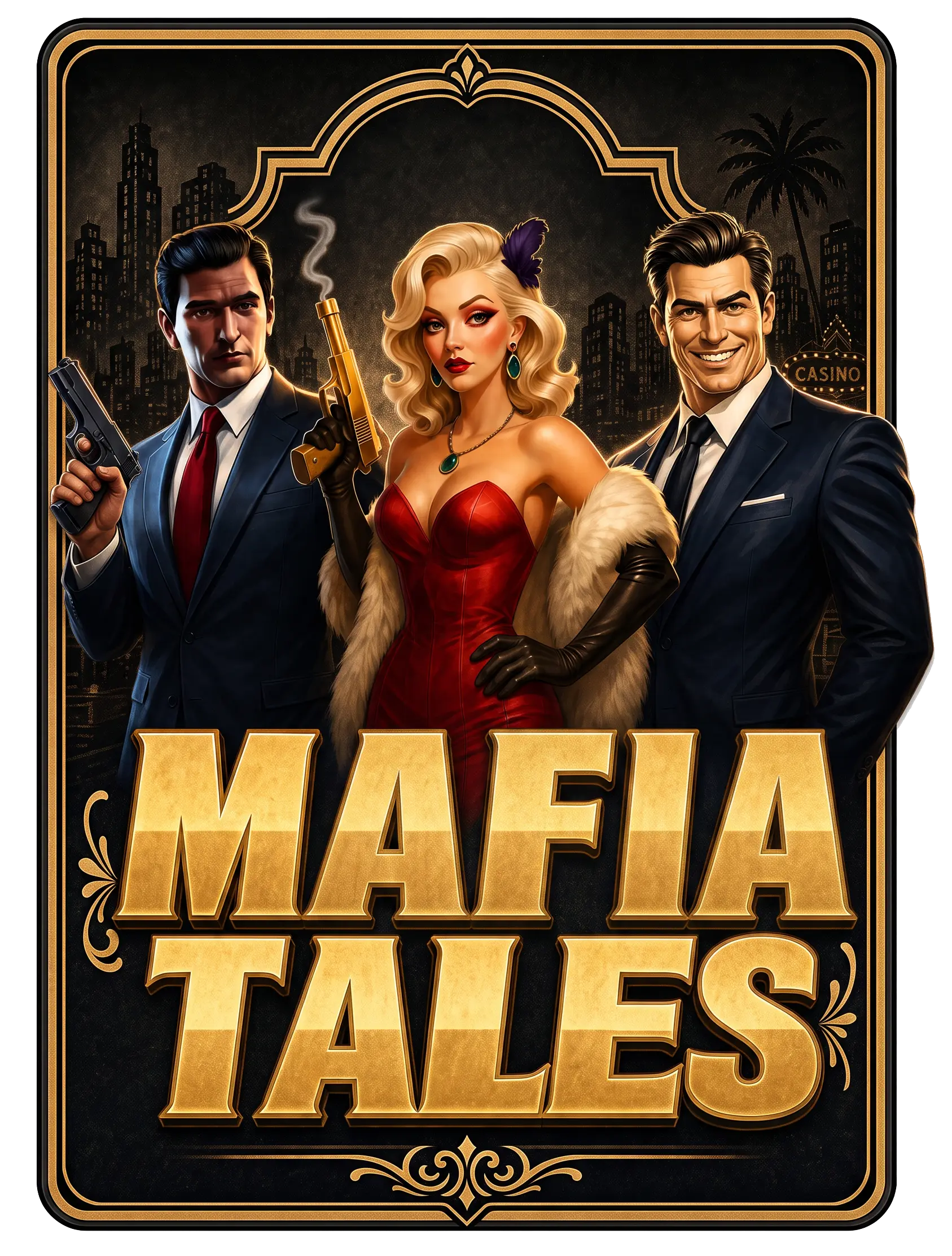 Mafia Tales, our flagship slot machine.