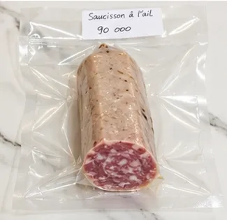 Homemade Garlic Sausage – Vacuum-Packed