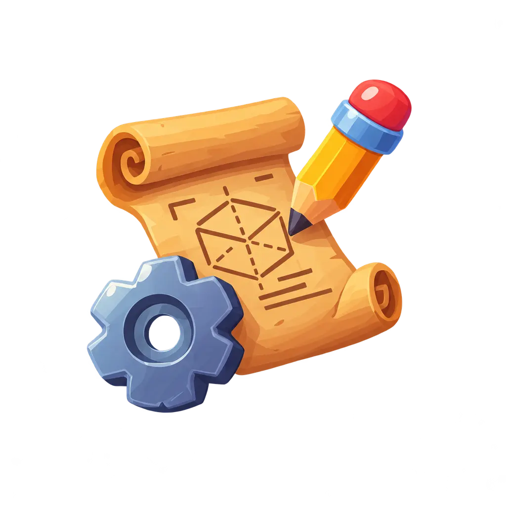 Exclusive game design icon