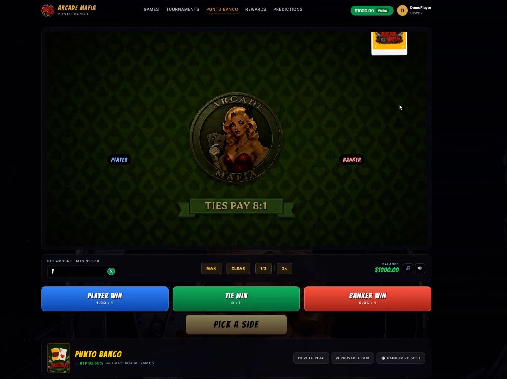 Baccarat game screenshot 5