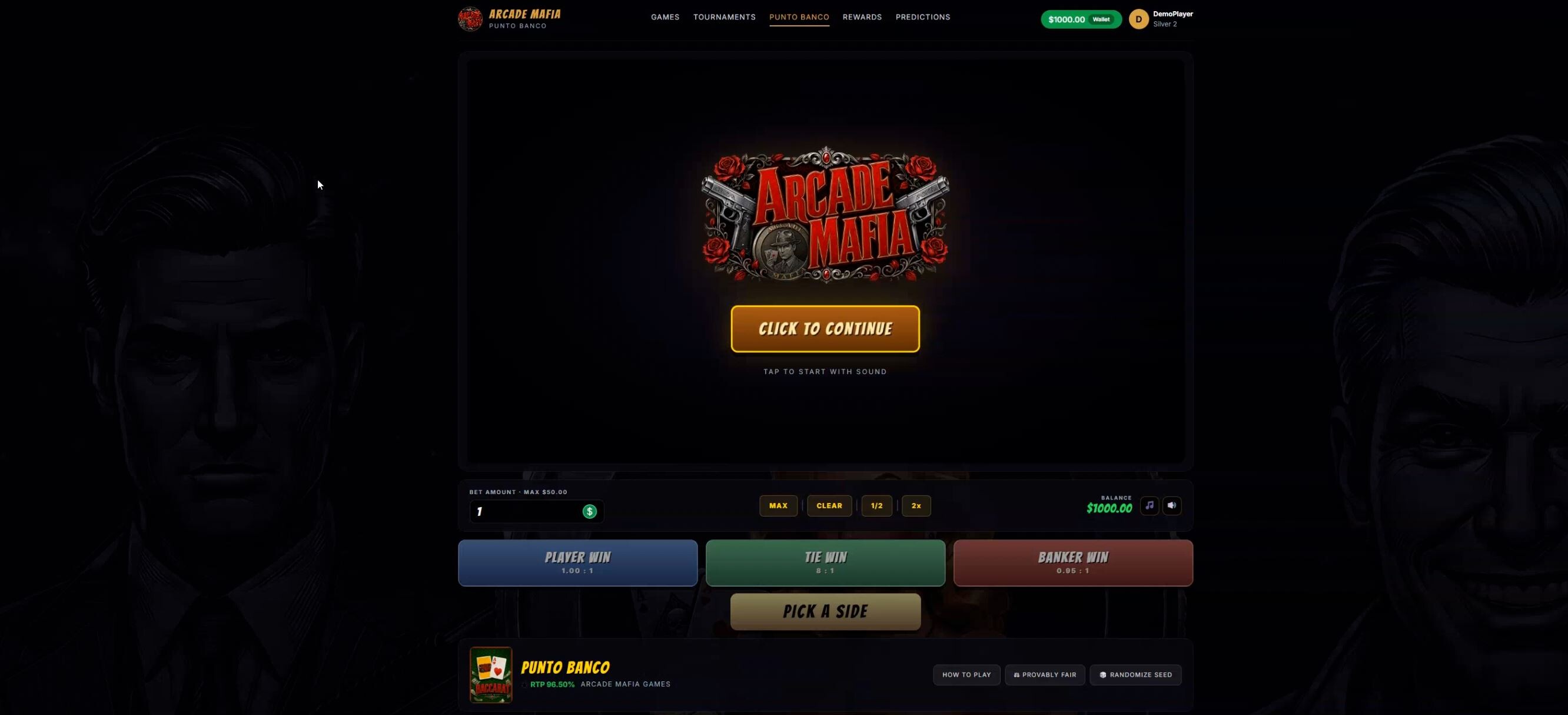 Baccarat game screenshot 3