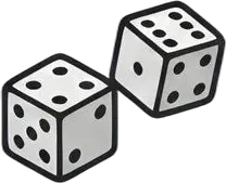 Dice game icon