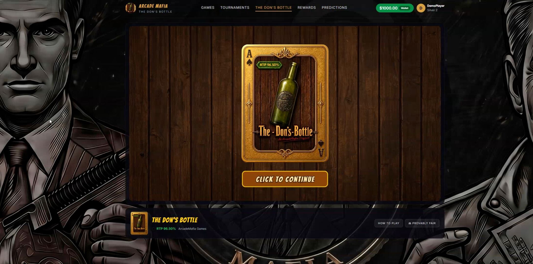 The Don's Bottle gameplay screenshot 1