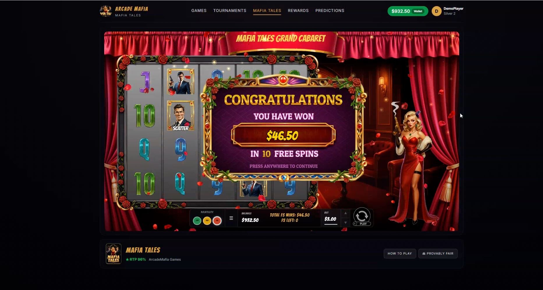 Mafia Tales slot machine screenshot 12