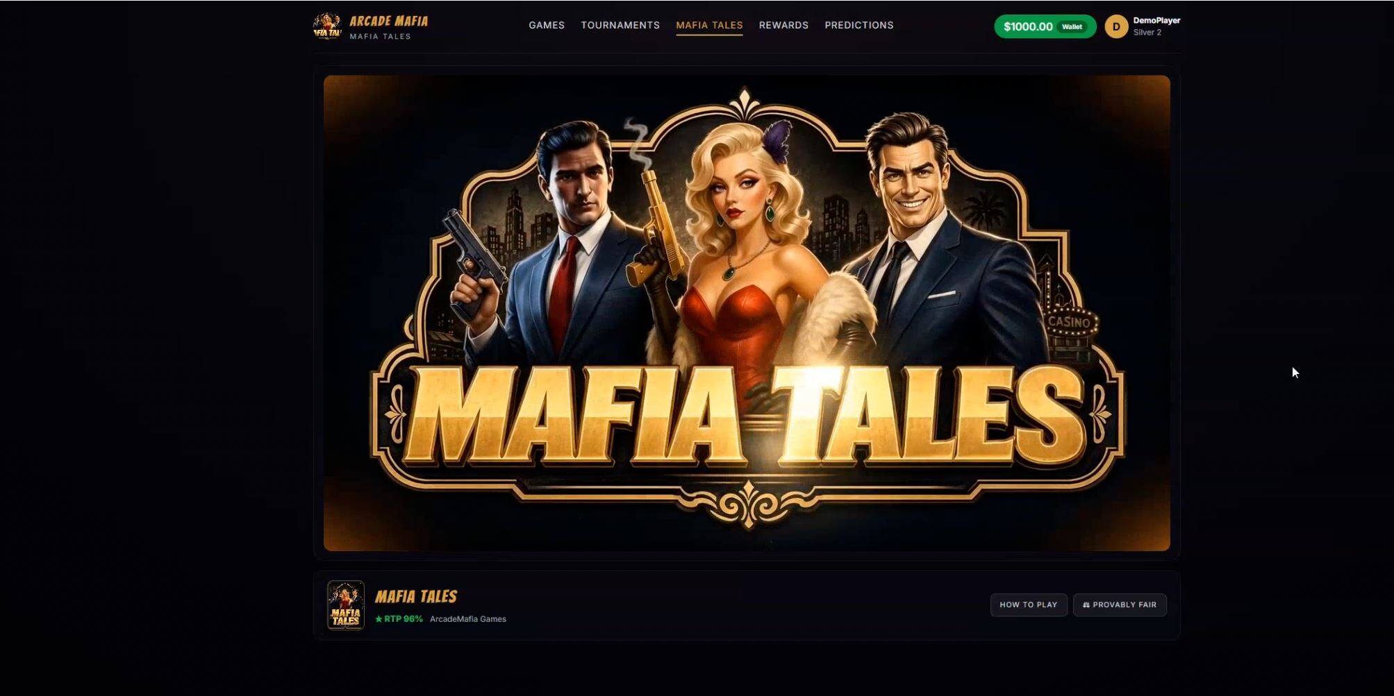 Mafia Tales slot machine screenshot 4